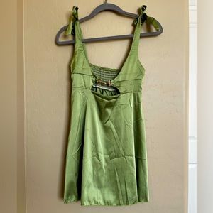 Green mini dress/tank